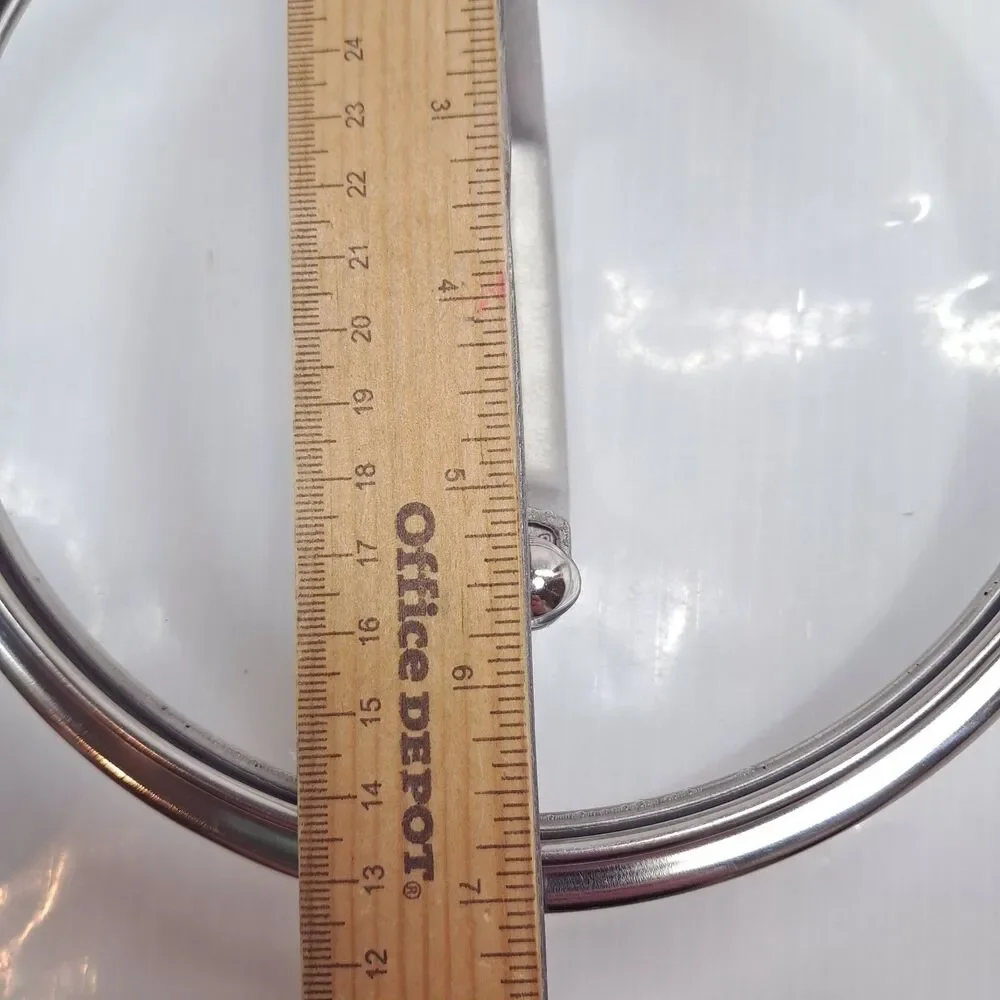 Ninja Foodi NeverStick Pot pan LID ONLY clear stainless Replacement top cap